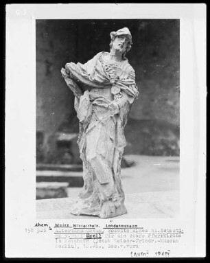 Bozzetto für eine Skulptur des heiligen Sebastian