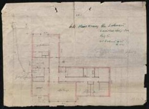 Garten Kranz, Berlin-Frohnau: Grundriss Wohnhaus