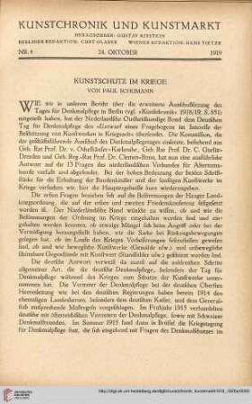 Nr. 4 (24. Oktober 1919)