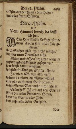 Der 131. Psalm. - Der 140. Psalm.
