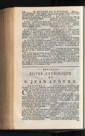 Premiere Epitre Catholique De S. Jean Apôtre