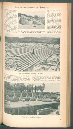 Las excavaciones de Samaria