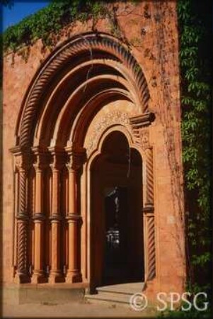 Potsdam, Park Sanssouci, Friedenskirche, Heilbronner Portal.