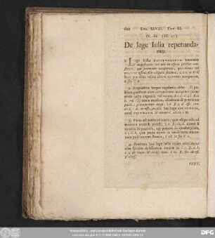 Tit. XI. (IX. 27.) De lege Iulia repetundarum.