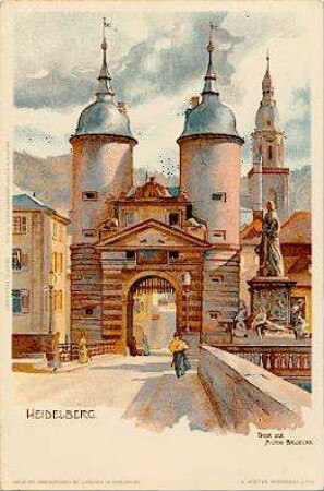 Heidelberg: Tor der Alten Brücke
