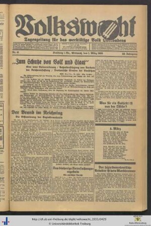 Nr. 51-65 (März 1933)