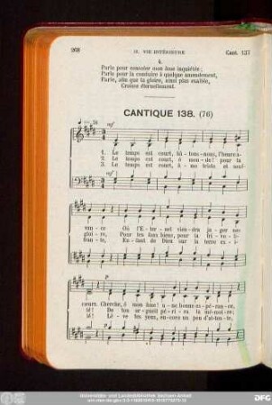 Cantique 138.