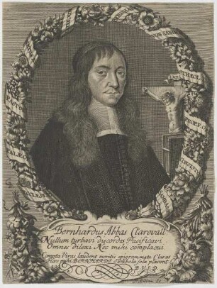 Bildnis des Bernhardus Abbas Clarevall