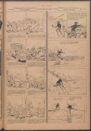 Aventuras del famoso Mano Santa [Cómic]
