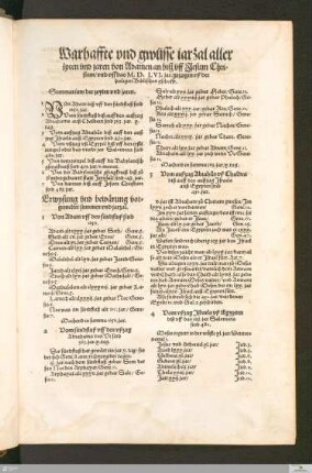 Chronologie