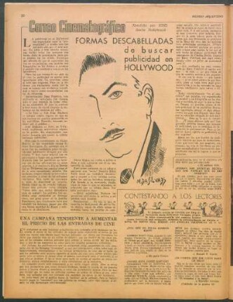 Correo cinematográfico : Atendido por King desde Hollywood