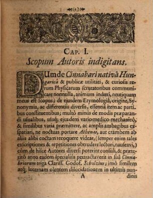 Gabrielis Clauderi, D. Medici Ducalis Saxonici, Academici Curiosi, Inventum Cinnabarinum, hoc est, Dissertatio De Cinnabari Nativa Hungarica, Longa Circulatione In Majorem Efficaciam Fixata Et Exaltata