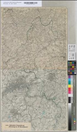 Geforderte Grenzziehung. Abtrennung von Barmen-Nächstebreck [mit Ronsdorf, Barmen, Schwelm, Sprockhövel].