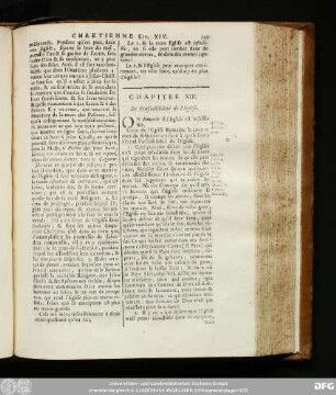 Chapitre XIII. De l'Infaillibilité de l'Eglise.