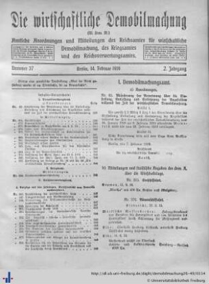 Nr. 37, 14. Februar 1919
