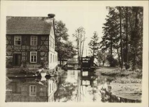 Mark Brandenburg. Spreewald. Ansicht der Dubkow-Mühle, einer ehemaligen Wassermühle, bei Leipe