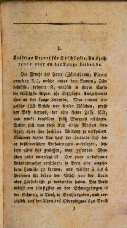 Sammlung vorzüglich nützlicher Mittel und Recepte : zur allgemeinen Anwendung ..., 1