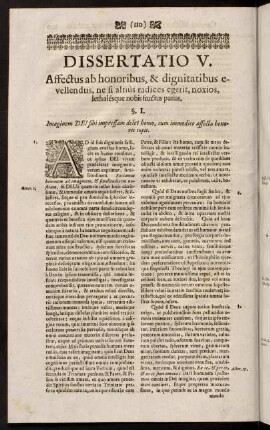 110-125, Dissertatio V.