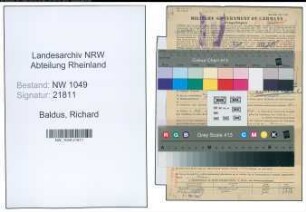 Entnazifizierung Richard Baldus , geb. 08.12.1896 (Ingenieur)