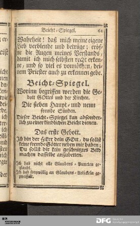 Beicht-Spiegel.
