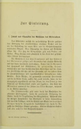 Zur Einleitung