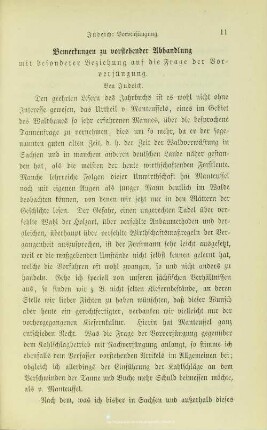 I.2. Bemerkungen zu vorstehender Abhandlung mit besonderer Beziehung auf die Frage der Vorverjüngung