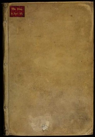 P. Ovidius Naso: Tristium libri V : Ms. Diez. B Sant. 20