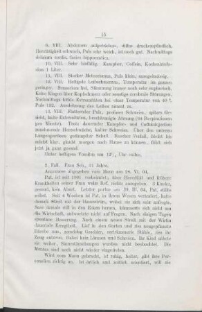 2. Fall. Frau Sch., 31 Jahre.