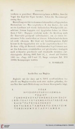 Inschriften aus Mughla