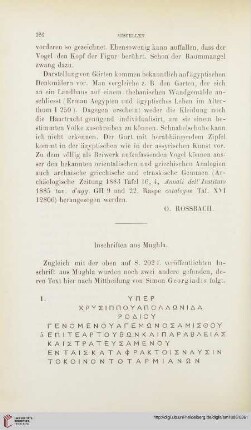Inschriften aus Mughla