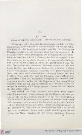 XI. Tektonik