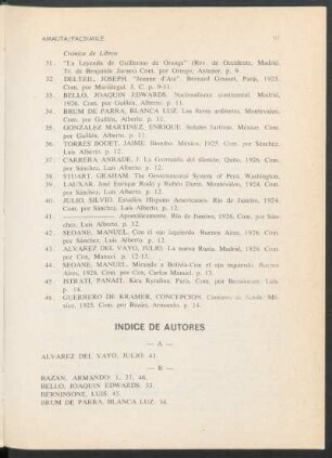 Índice de autores