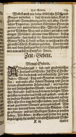 [VII.] Zeit-Gebete.