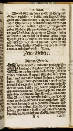 [VII.] Zeit-Gebete.