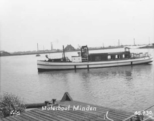 Altes Motorboot Minden auf dem MLK