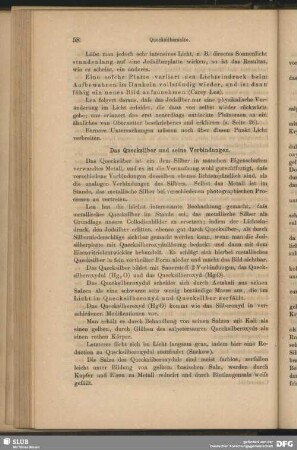 Das Quecksilber und seine Verbindungen