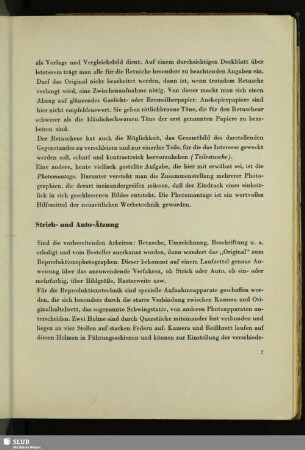 Strich- und Auto-Ätzung