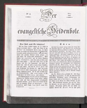 N° . 3. März, 1842