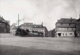 Zwönitz, Markt : Zwönitz. Markt mit Gasthof zum Roß