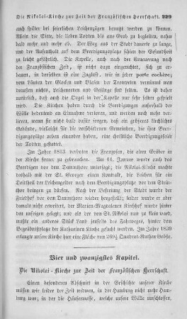 Vier und zwanzigstes Kapitel. Die Nikolai-Kirche zur Zeit der französischen Herrschaft.