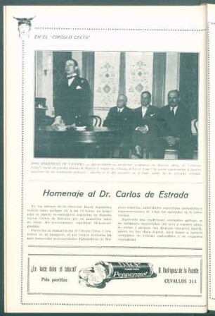 Homenaje al Dr. Carlos de Estrada