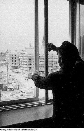 Dresden, Striesen. Bau, Oktober 1956 - Dezember 1957
