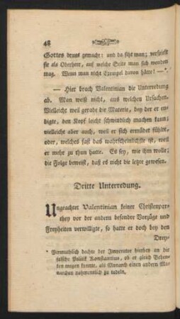 Dritte Unterredung