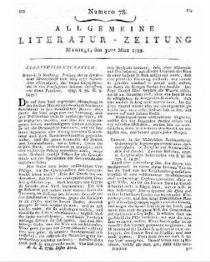 [Kröger, Carl Heinrich]: Kleine Vorlesungen für verheyrathete und unverheyrathete Frauenzimmer zum Unterricht und Vergnügen. - Copenhagen [u.a.] : Proft, 1787