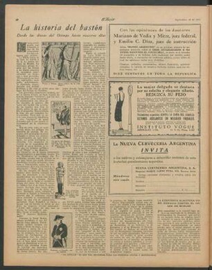 La historia del bastón : Desde las diosas del Olimpo hasta nuestros días