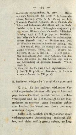 B. Indirect wirkende Verstärkungsmittel