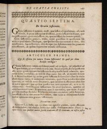167-282, Quaestio Septima.