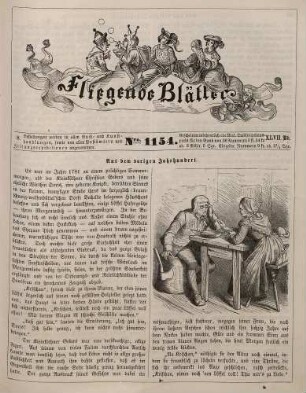 "Aus dem vorigen Jahrhundert"