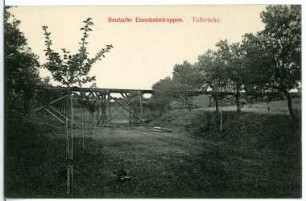 Deutsche Eisenbahntruppen Talbrücke