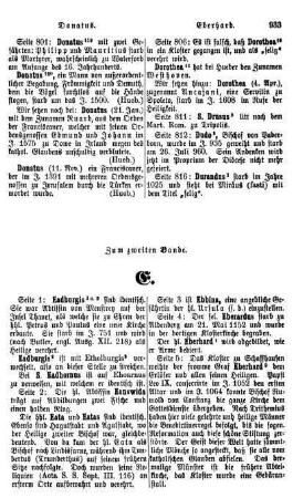 Zum zweiten Bande
